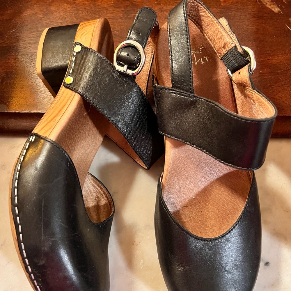 Dansko Black Flats with Comfort and Style